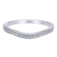 14K White Gold  Matching Wedding Band