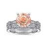 14K White Gold Matching Wedding Band - 0.27 ct