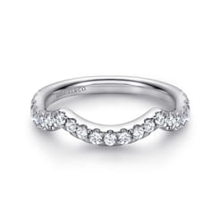 14K White Gold  Matching Wedding Band