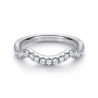 14K White Gold  Matching Wedding Band