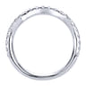 14K White Gold  Matching Wedding Band - 0.4 ct