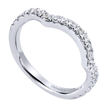 14K White Gold  Matching Wedding Band