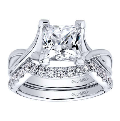 14K White Gold  Matching Wedding Band