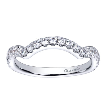 14K White Gold  Matching Wedding Band