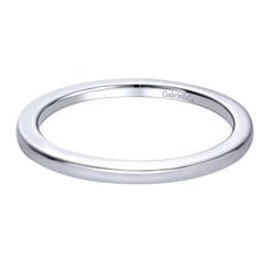 14K White Gold Matching Wedding Band