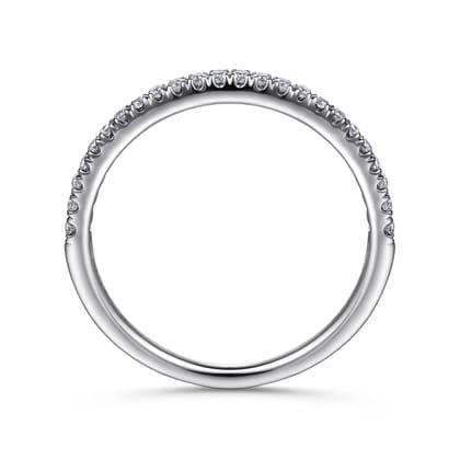 14K White Gold Matching Wedding Band