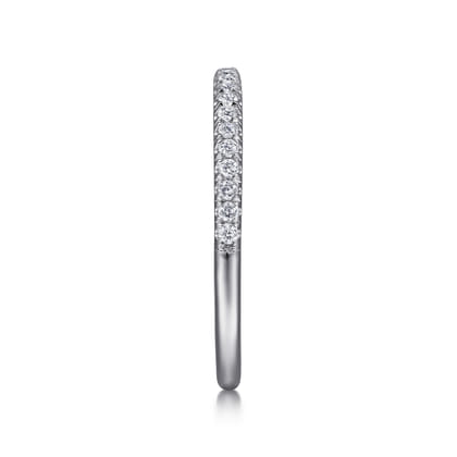 14K White Gold Matching Wedding Band
