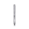14K White Gold Matching Wedding Band - 0.17 ct