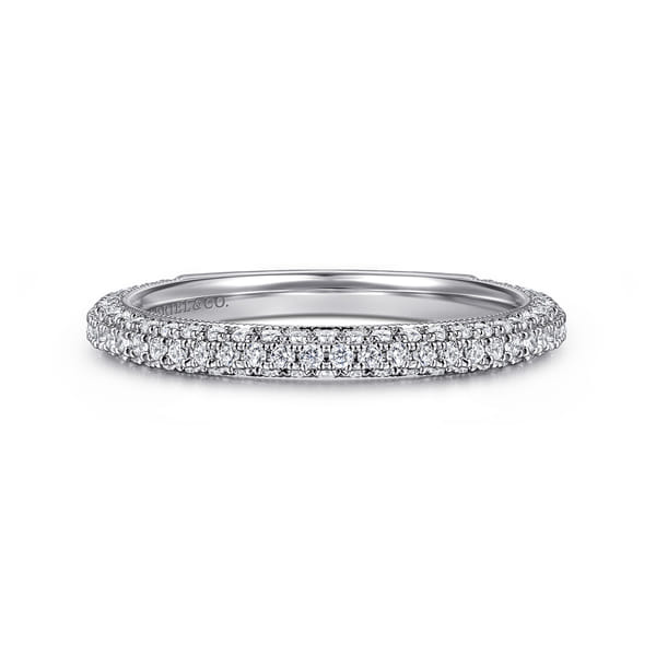 Pave Diamond Anniversary Band