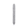 Straight Wedding Ring in 14k White Gold with  Natural Diamond at Gabriel & Co.