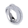Eternity Band Wedding Ring in 14k White Gold with  Natural Diamond at Gabriel & Co.