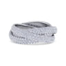 Eternity Band Wedding Ring in 14k White Gold with  Natural Diamond at Gabriel & Co.