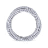 Eternity Band Wedding Ring in 14k White Gold with  Natural Diamond at Gabriel & Co.
