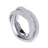 Eternity Band Wedding Ring in 14k White Gold with  Natural Diamond at Gabriel & Co.