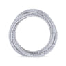 Eternity Band Wedding Ring in 14k White Gold with  Natural Diamond at Gabriel & Co.
