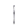 14K White Gold Open Diamond Tipped Stackable Ring - 0.05 ct
