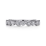 14K-White-Gold-Pear-and-Round-Station-Stackable-Diamond-Ring1