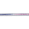 14K White Gold Princess Cut Rainbow Tennis Bracelet - 0.89 ct