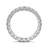 Eternity Band Wedding Ring in 14k White Gold with Round Natural Diamond at Gabriel & Co.