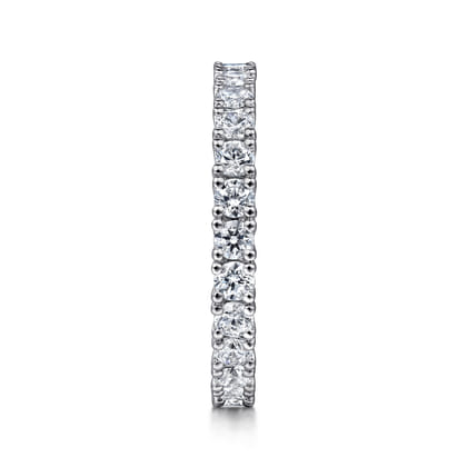 14K White Gold Prong Set Diamond Eternity Band