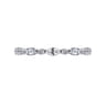 Eternity Band Wedding Ring in 14k White Gold with Marquise Natural Diamond at Gabriel & Co.