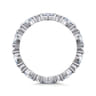 Eternity Band Wedding Ring in 14k White Gold with Marquise Natural Diamond at Gabriel & Co.