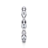 Eternity Band Wedding Ring in 14k White Gold with Marquise Natural Diamond at Gabriel & Co.