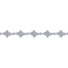 14K White Gold Quatrefoil Diamond Tennis Bracelet - 1.95 ct