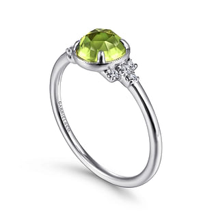 14K-White-Gold-Round-Bezel-Set-Peridot-Ring-with-Diamond-Side-Accents3