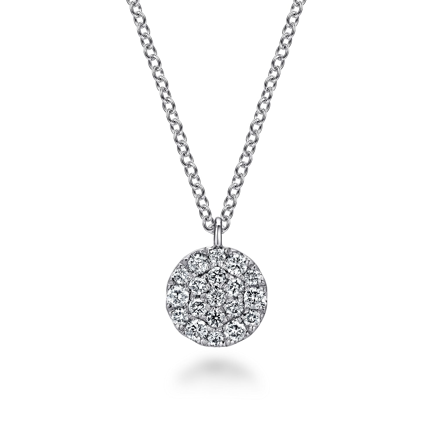Diamond disc pendant hotsell
