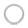 Eternity Band Wedding Ring in 14k White Gold with Round Natural Diamond at Gabriel & Co.