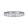 Eternity Band Wedding Ring in 14k White Gold with Round Natural Diamond at Gabriel & Co.