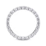 Eternity Band Wedding Ring in 14k White Gold with Round Natural Diamond at Gabriel & Co.