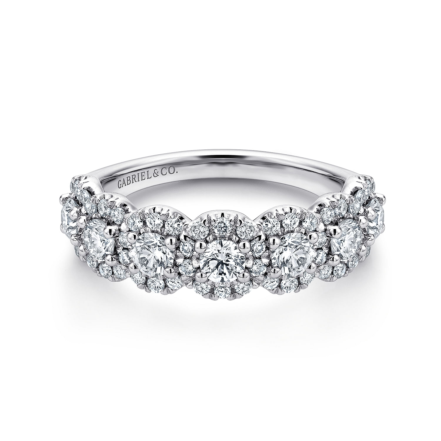 Halo diamond on sale anniversary ring