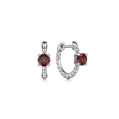 14K-White-Gold-Round-Garnet-Bujukan-Huggies1