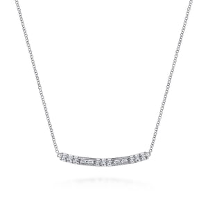 14K-White-Gold-Round-and-Baguette-Diamond-Curved-Bar-Necklace1