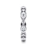 Eternity Band Wedding Ring in 14k White Gold with Marquise Natural Diamond at Gabriel & Co.