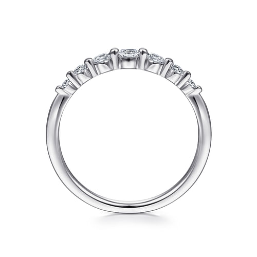 14K White Gold Single Prong Diamond Ring - 0.25 ct - Shot 2