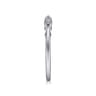 14K White Gold Single Prong Diamond Ring - 0.25 ct
