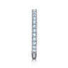 14K White Gold Sky Blue Topaz Stackable Ring