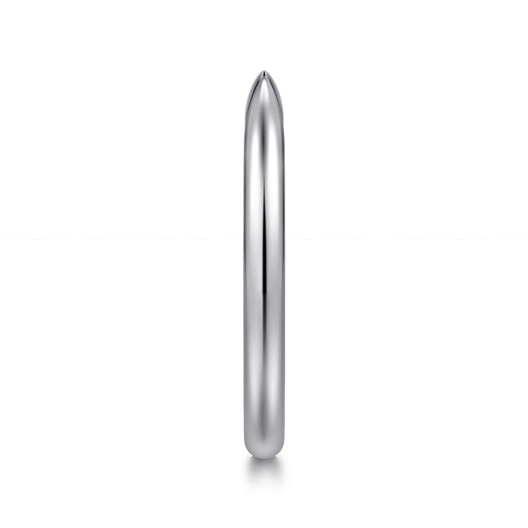 Open Ring Wedding Ring in 14k White Gold with   at Gabriel & Co. - Shot 4