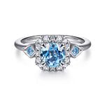 14K-White-Gold-Three-Stone-Blue-Topaz-and-Diamond-Halo-Ring1