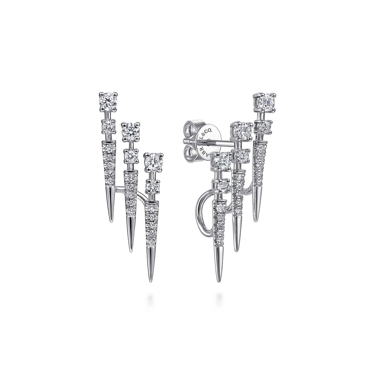 14K-White-Gold-Triple-Bar-Diamond-Stud-Earrings1