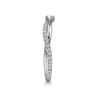Fancy Wedding Ring in 14k White Gold with Round Natural Diamond at Gabriel & Co.