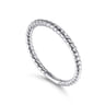 Straight Wedding Ring in 14k White Gold with   at Gabriel & Co.