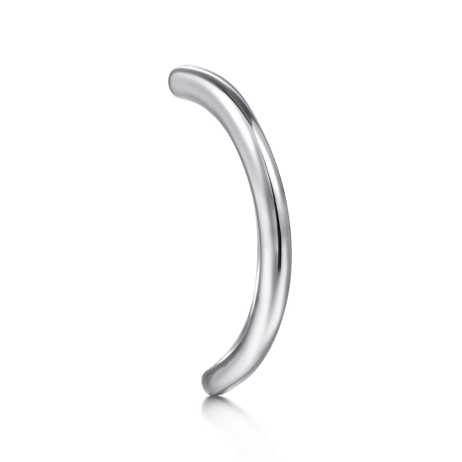 14K White Gold V Matching Wedding Band - Shot 5