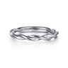 14K White Gold Wedding Band