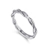 14K White Gold Wedding Band