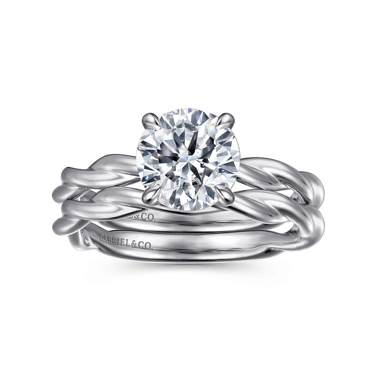 14K White Gold Wedding Band - Shot 4