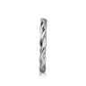 14K White Gold Wedding Band